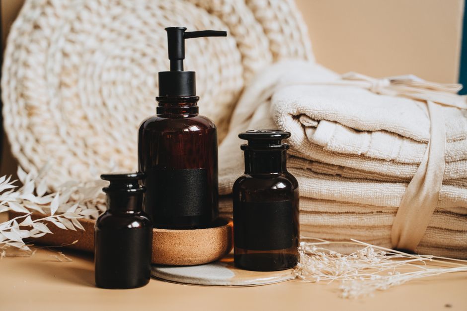 Soap, towels and bath products