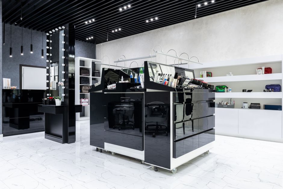Interior of a small independent boutique
